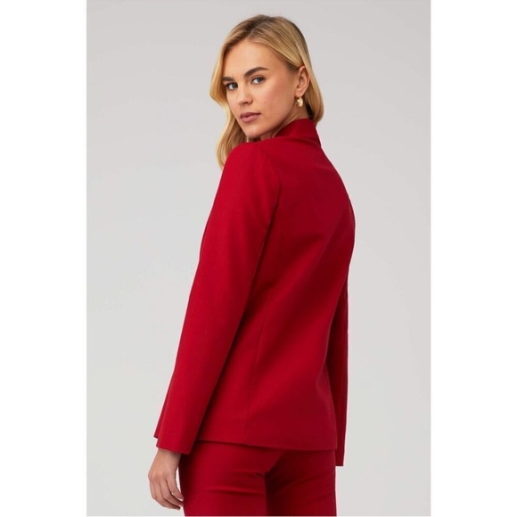 Show Me Your MuMu Major Single-Breasted Blazer in Red Suiting $188 size M - Picture 14 of 15